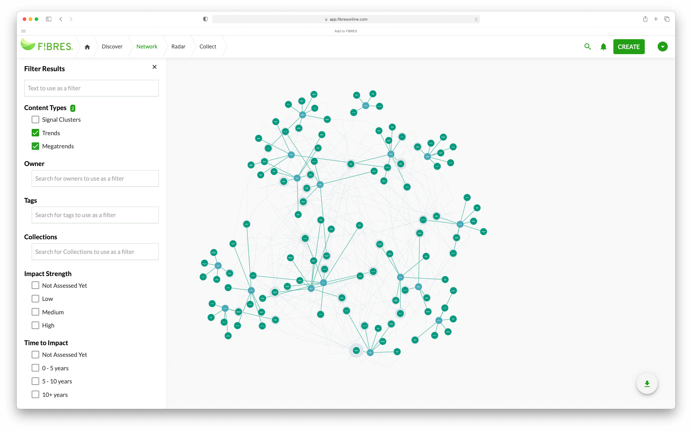 trendone-network-megatrends-and-trends-filters-open